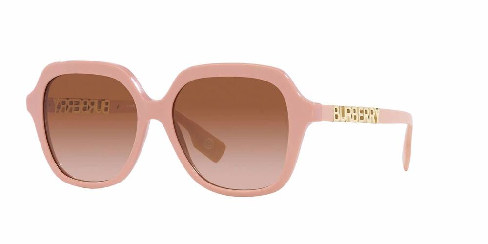 NEW BURBERRY women's square sunglasses in pink / gradient brown